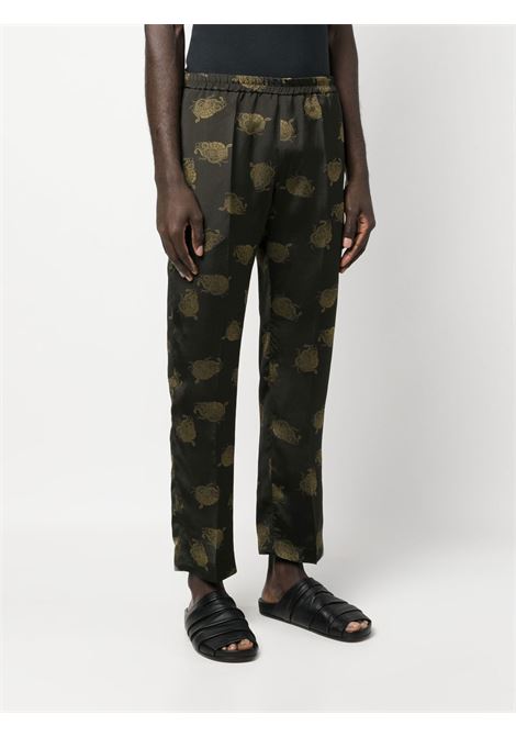 pantalone in tessuto jaquard DRIES VAN NOTEN | Pantalone | PARKINO6369606